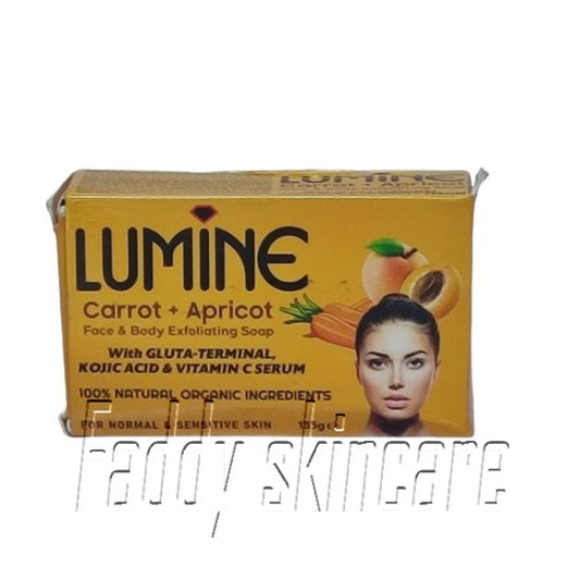 Lumine Carrot + Apricot Face and Body Exfoliating Soap