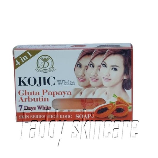 Dine Gold Kojic White Gluta Papaya Arbutin Soap
