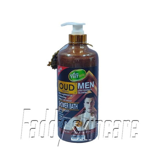Veet Gold OUD Natural Men Lightening & Glowing Shower Bath