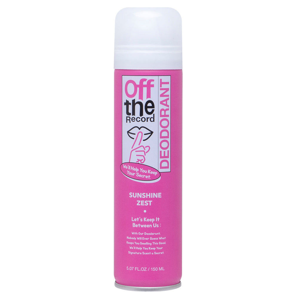 Ebin Off The Record Deodorant Spray 150Ml - sunshine zest