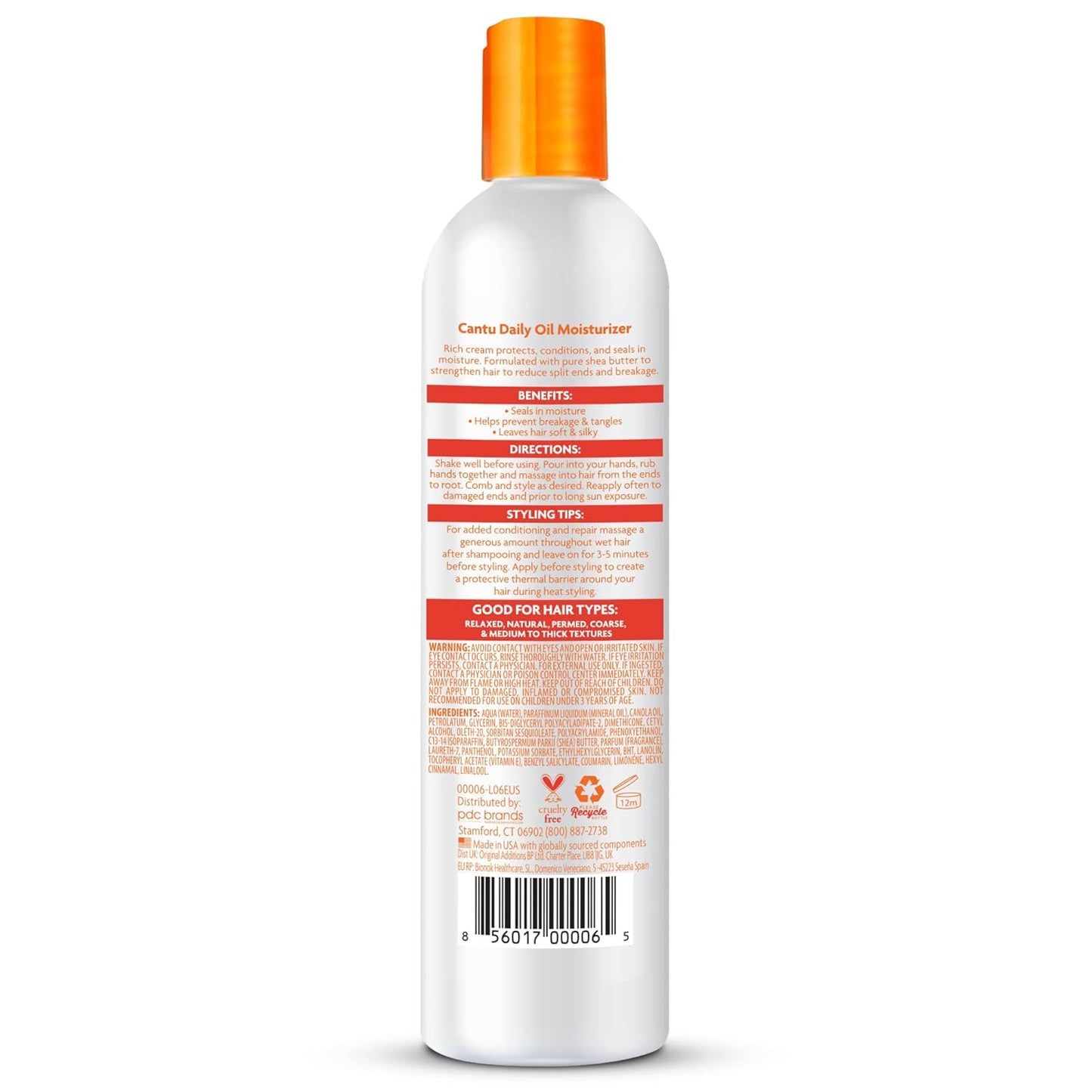Cantu Daily Oil Moisturizer with Shea Butter, 13 fl oz, 1 pack