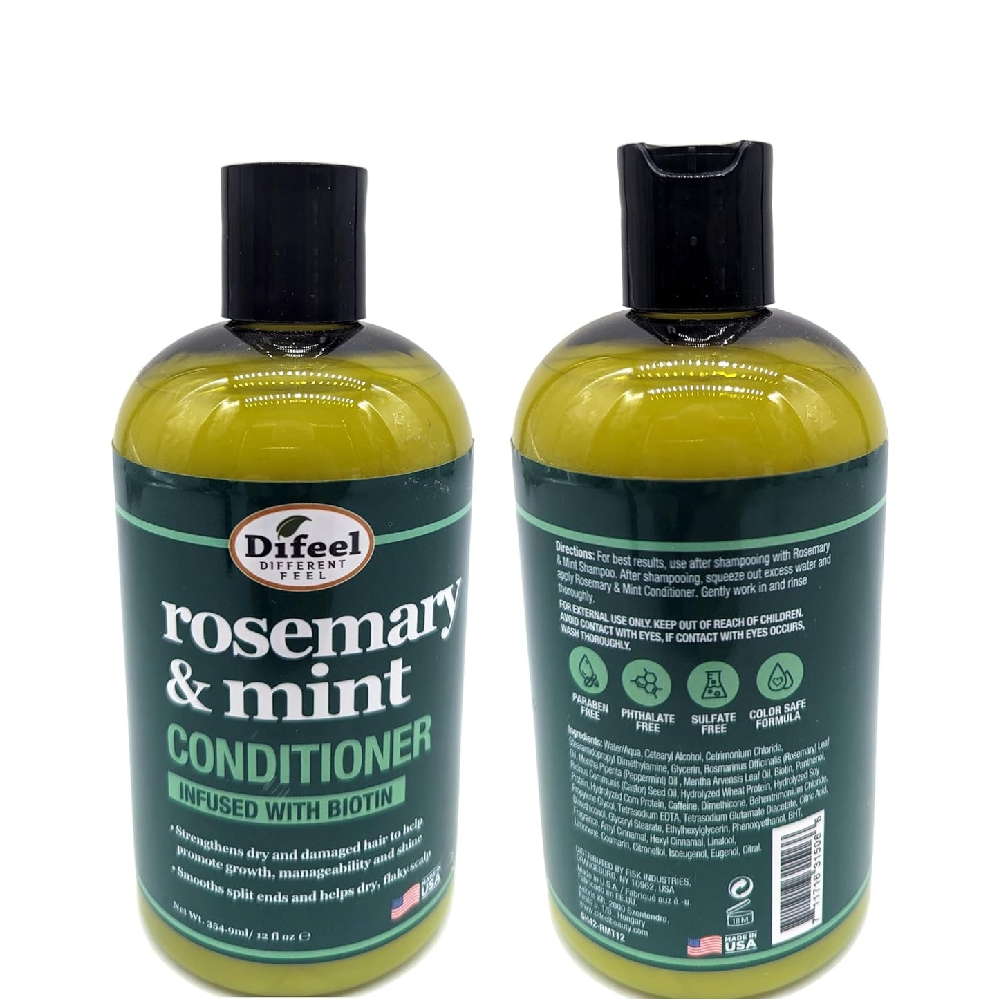 Difeel Rosemary & Mint Conditioner 12 fl oz