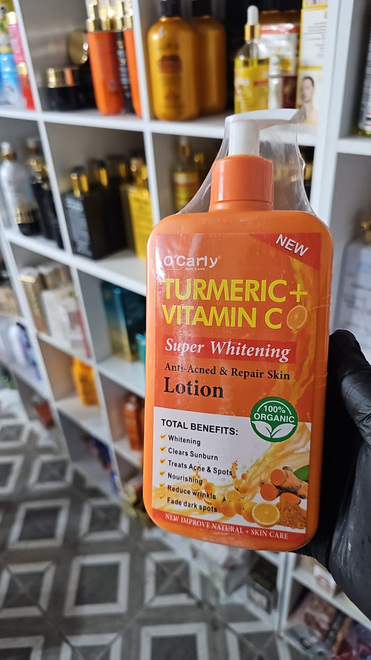 O'carly turmeric vitamin c super whitening lotion