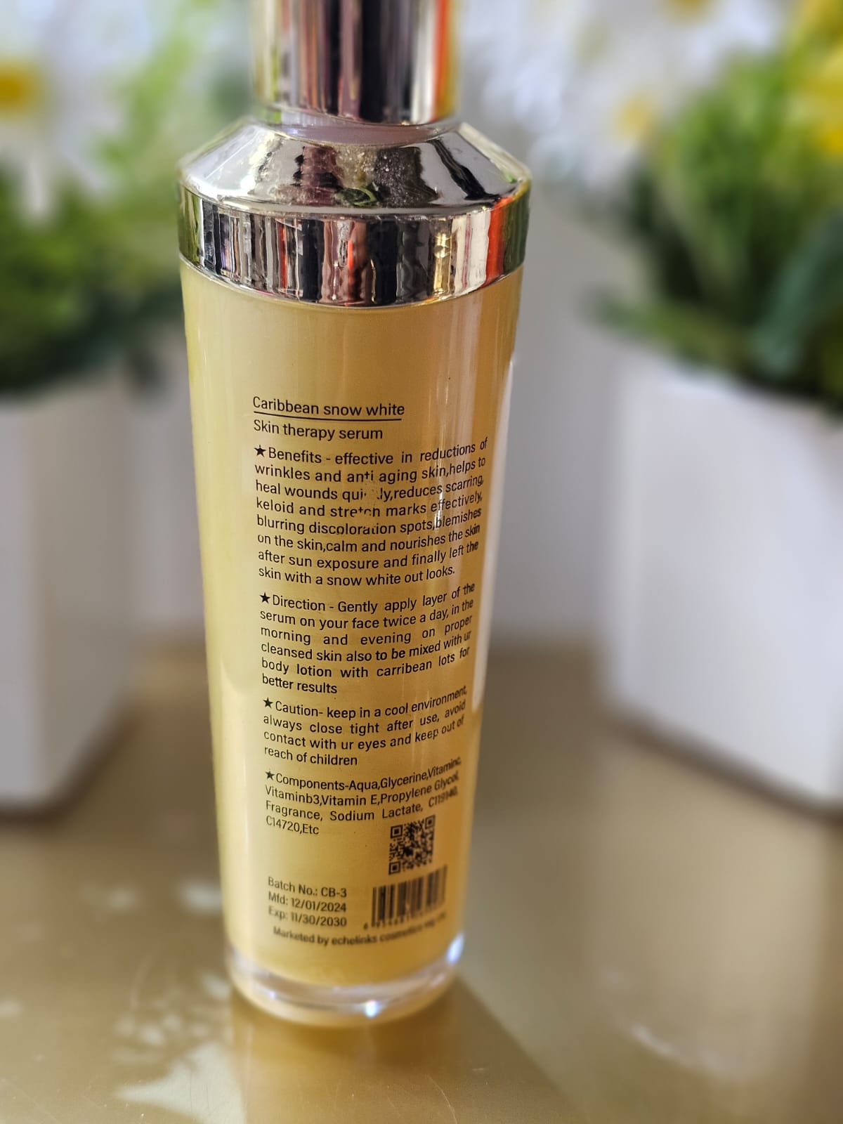 Skin rehab caribbean snow white skin therapy serum 100ml