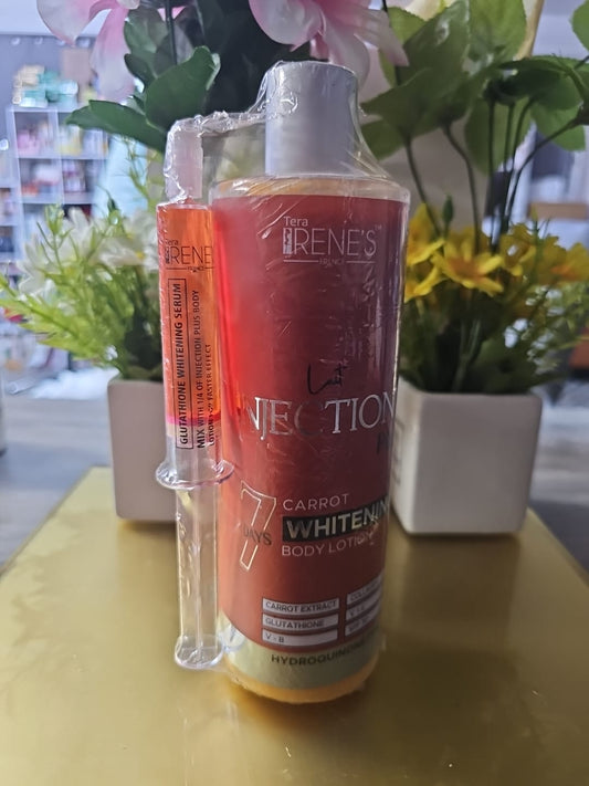Tera irene's carrot whitening body lotion with injection