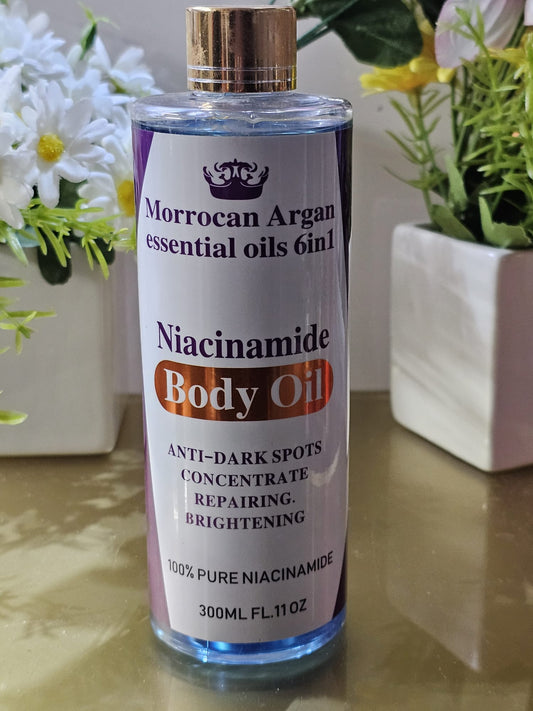 Morrocan argan niacinamide body oil 300ml