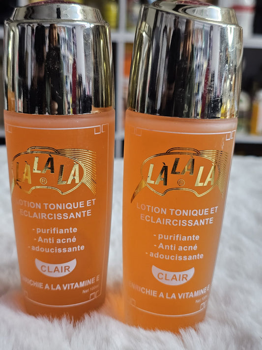 Lalala lightening lotion tonique 100ml x2