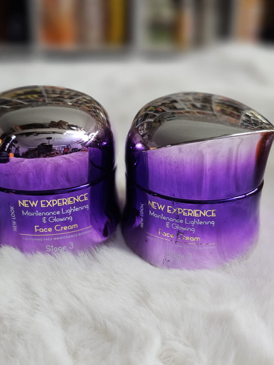 New experience maintenance lightening & glowing face cream stage 3