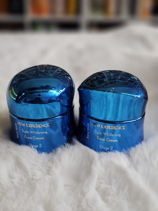 New experience triple whitening face cream stage 2