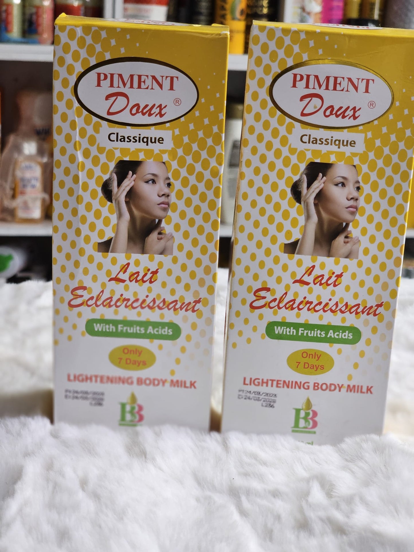 Piment doux classique lightening body milk 250ml x2