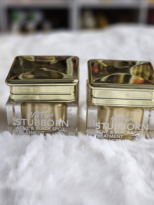 Veet gold acne & black spot treatment facial cream x2