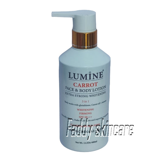 Lumine carrot face & body strong whitening lotion 400ml