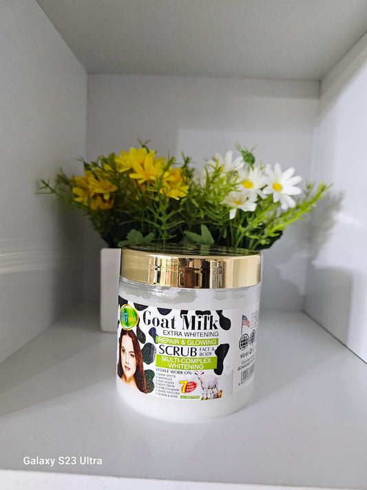 Veet gold goat milk extra whitening scrub