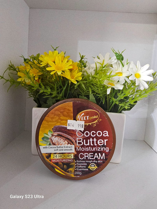 veet gold cocoa butter24 hours moisturizing cream 200g