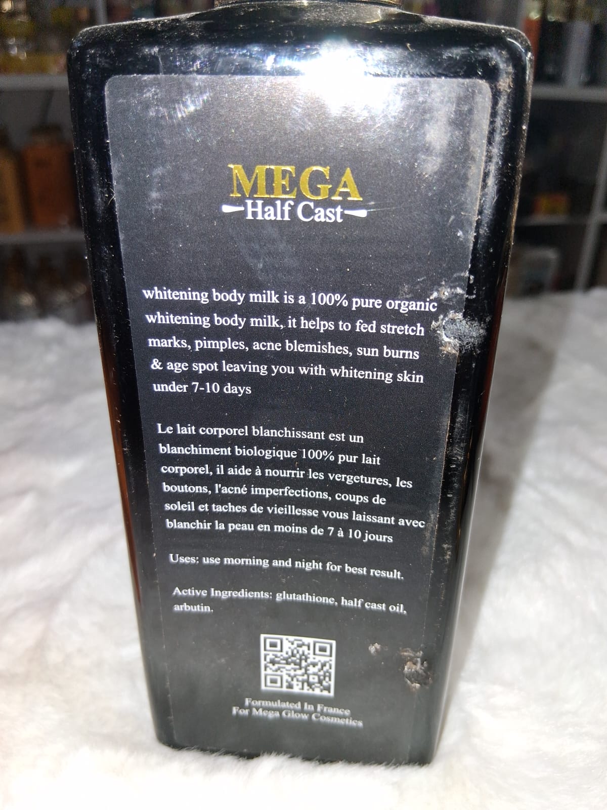 Mega half cast whitening body milk
