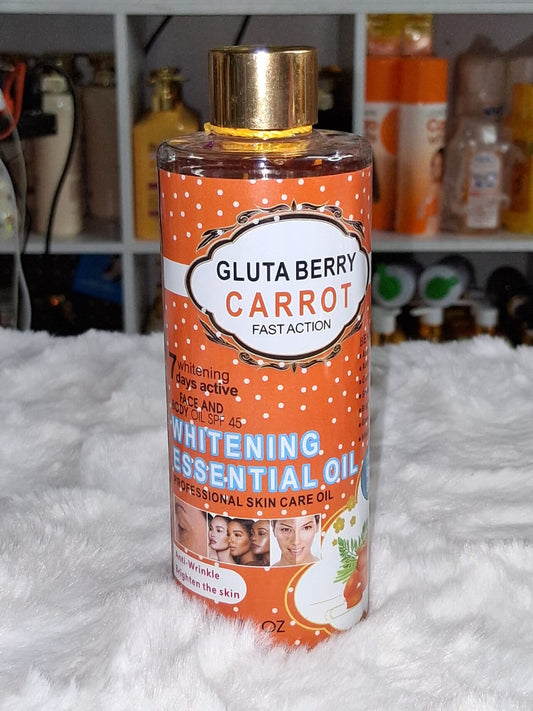 Gluta berry carrot whitening essential oil 500ml