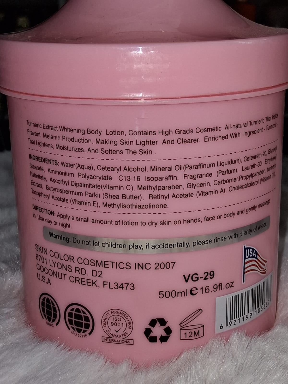 Veet gold repair & rescue skin body lotion 500ml