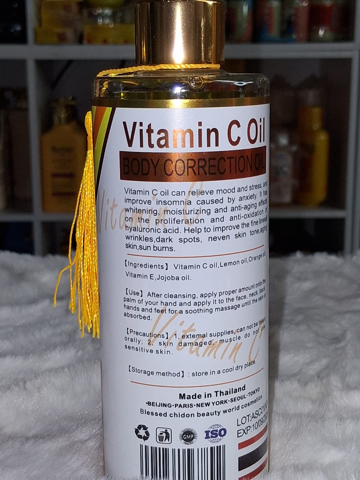 Ascorbic vitamin c body correction oil 300ml