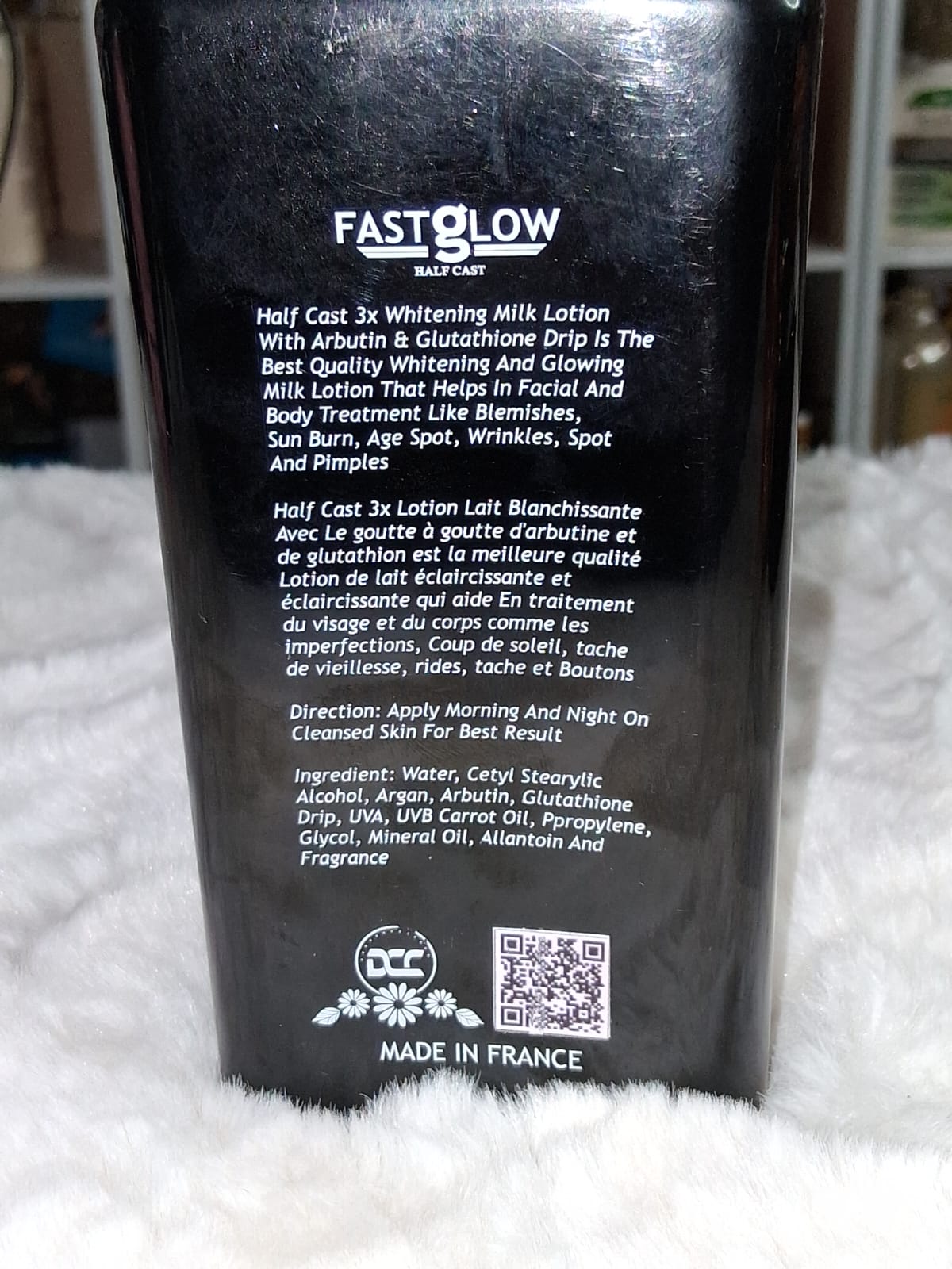 Fast glow half cast 3x whitening milk