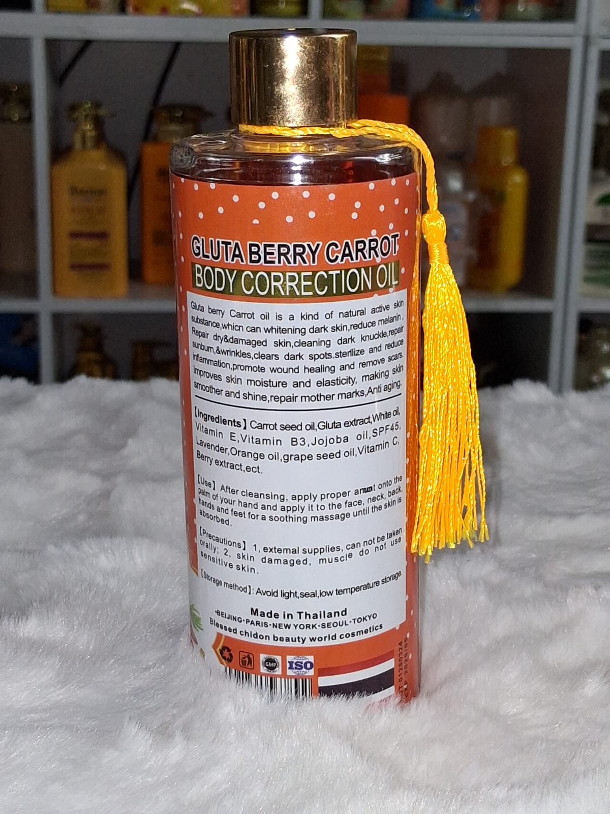 Gluta berry carrot whitening essential oil 500ml