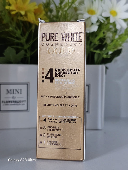 Pure white gold dark spots corrector