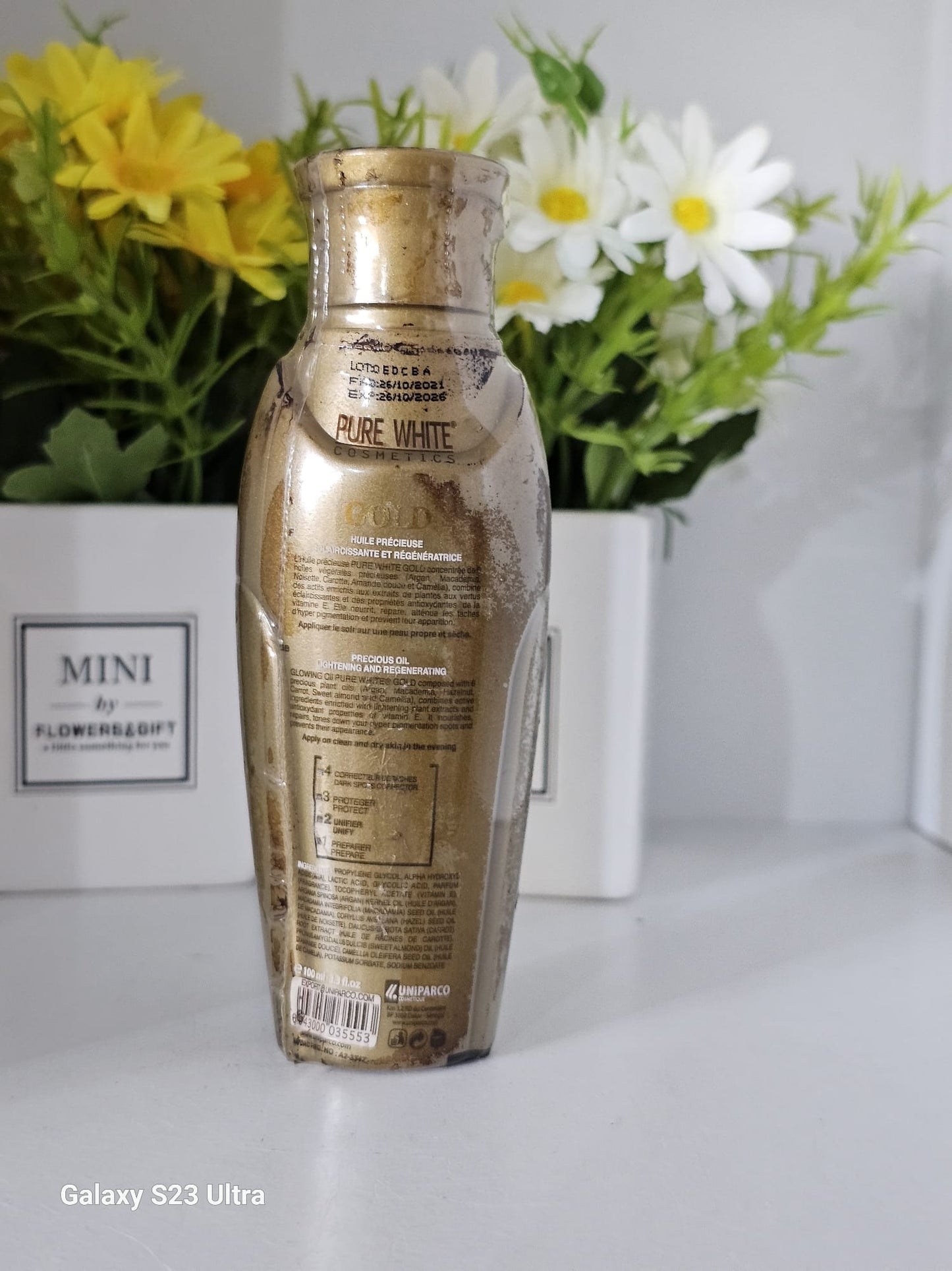 pure white gold unifying body lotion