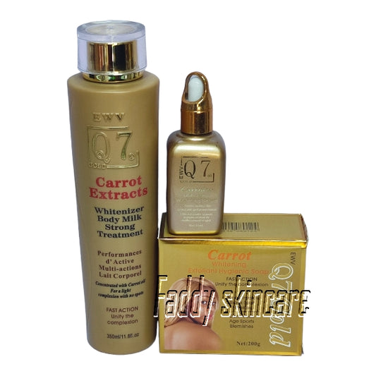 Ewv Q7 whitenizer body milk with serum & soap
