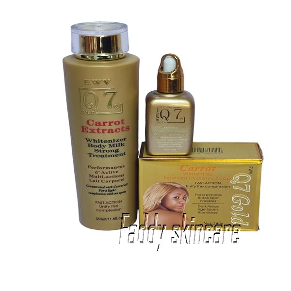Ewv Q7 whitenizer body milk with serum & soap