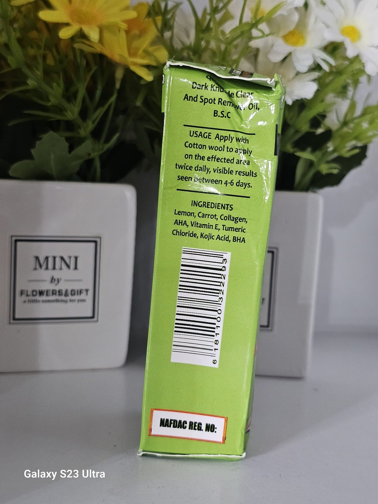 Queen gold dark knuckles clear & spot remover oil