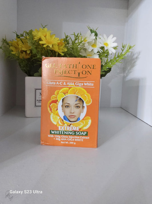 Glutathione injection extreme whitening soap 200g
