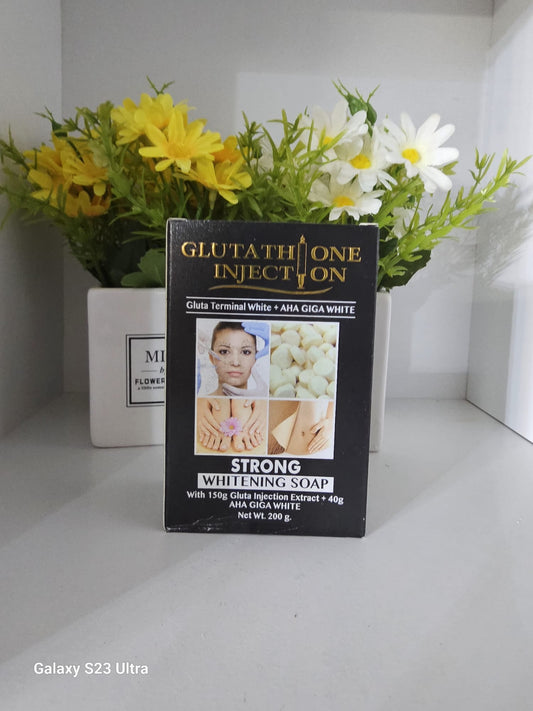 Glutathione injection strong whitening soap 200g