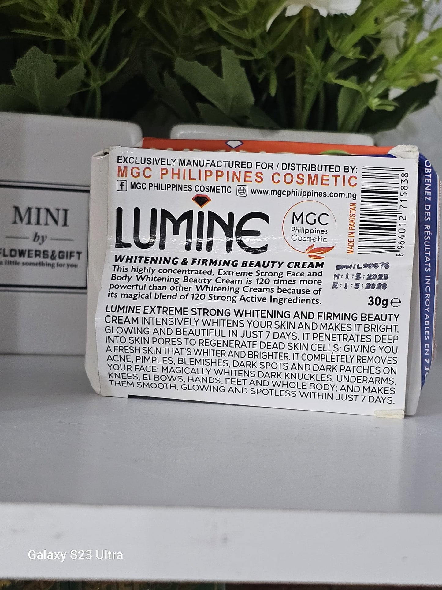 Lumine carrot & apricot whitening & firming beauty cream 135g