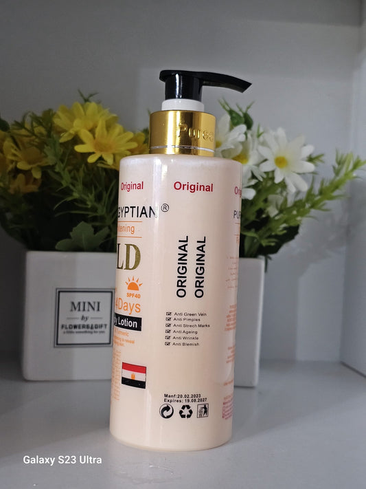 Purec egyptian magic whitening face & body lotion