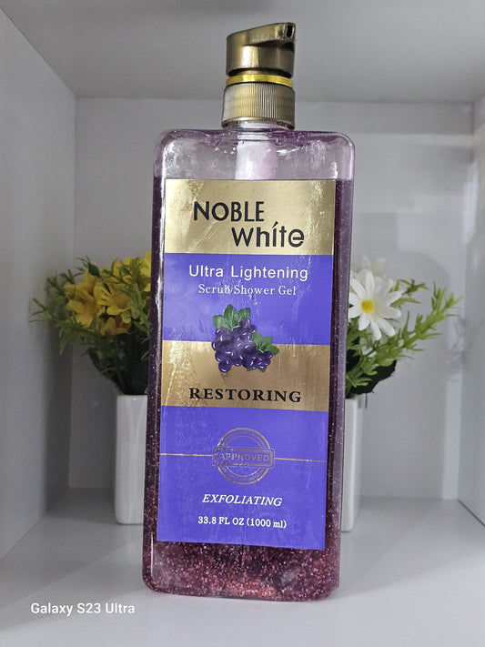 Noble white ultra lightening scrub shower gel 1000ml