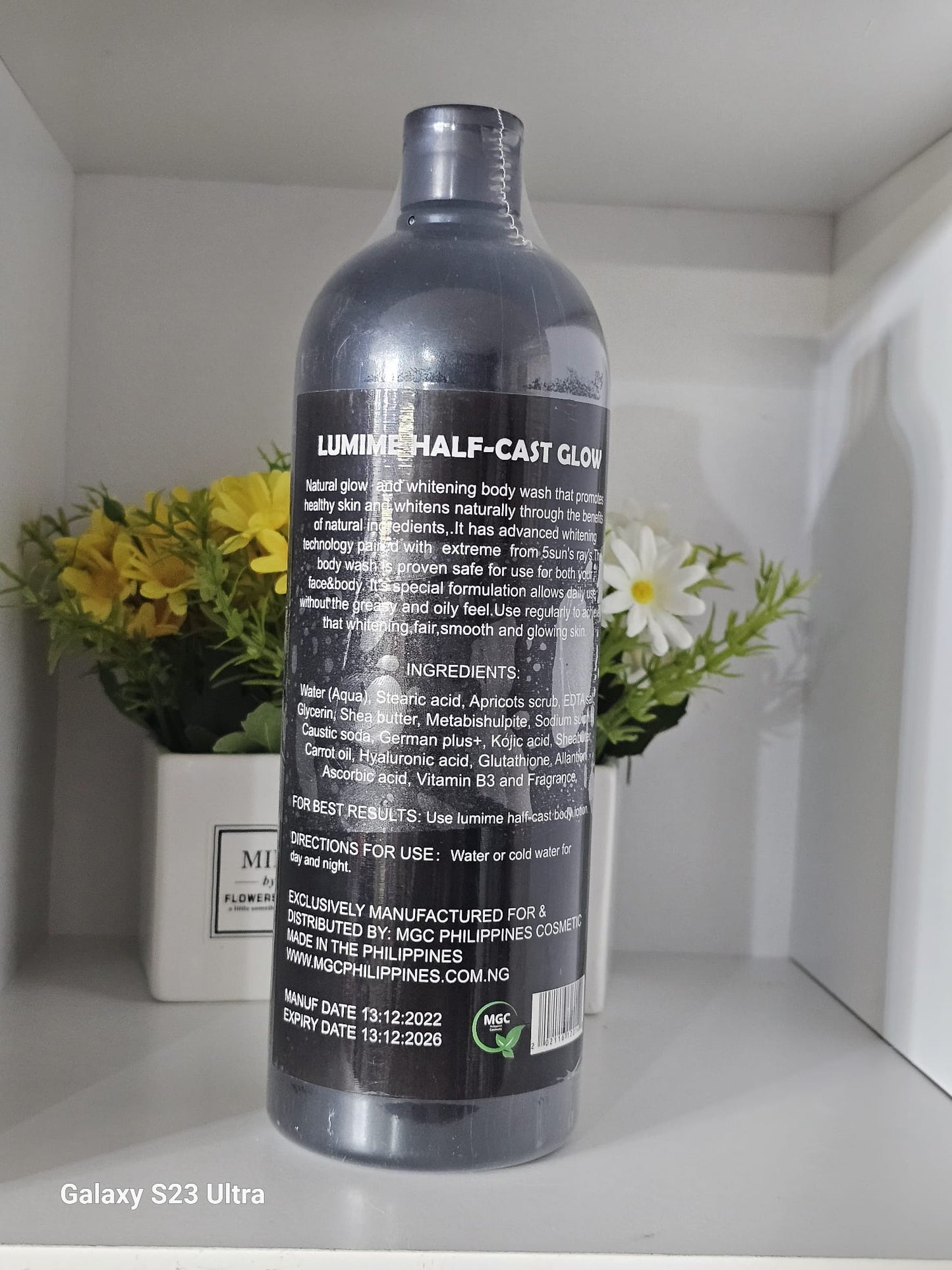 Lumine half cast glow blemish control body wash 1000ml