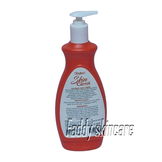 Olaybact skin carrot whitening body milk 500ml