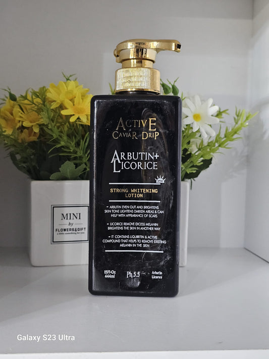 Active caviar drip arbutin licorice lotion 444ml