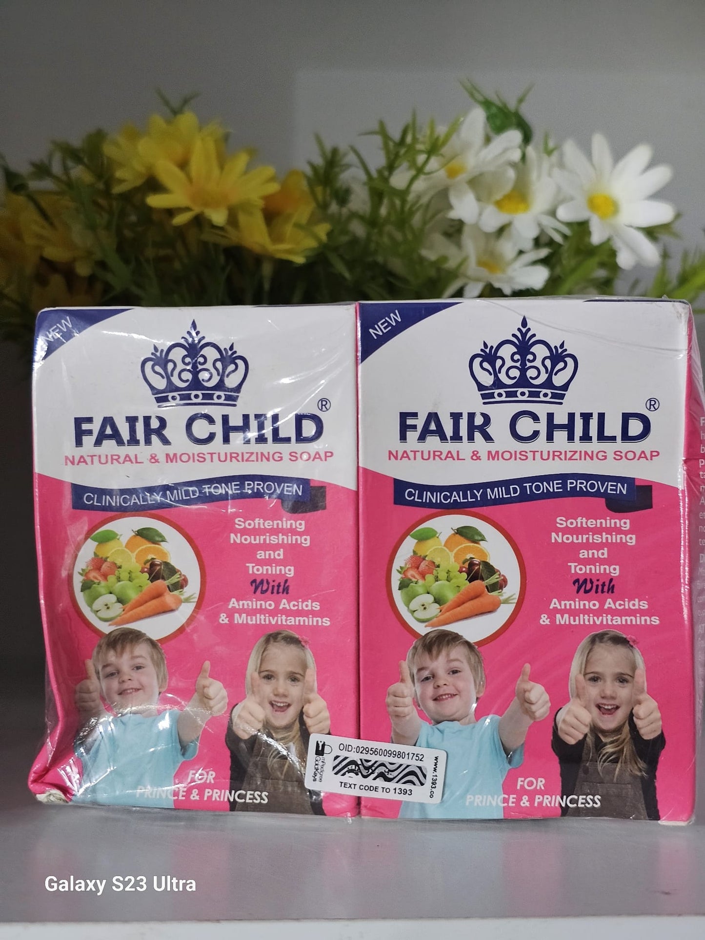 Fairchild natural & moisturizing soap x2