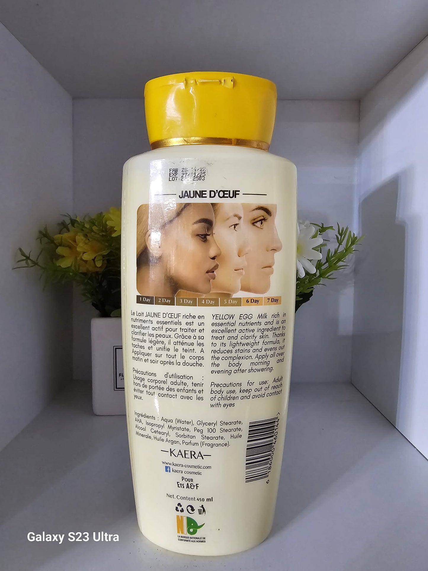 Jaune d'ouef egg yolk lightening & clarifying lotion 450ml