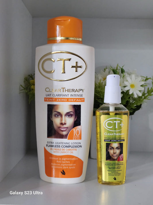 Ct+ clear therapy extra lightening lotion with serum 500ml