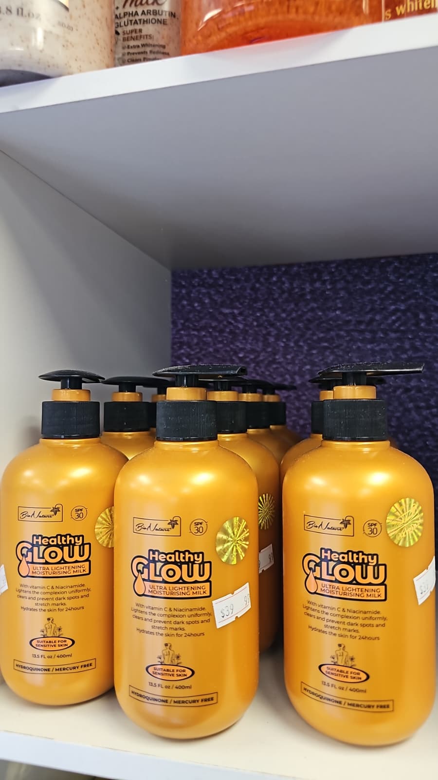 Healthy glow ultra lightening moisturizing 400ml 1pc