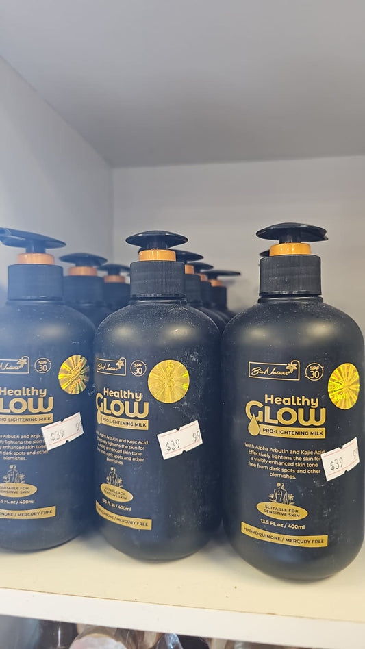 Healthy glow pro lightening body milk 400ml 1pc