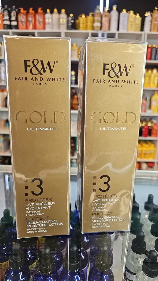 Fair & white gold 3 rejuvenating moisture lotion