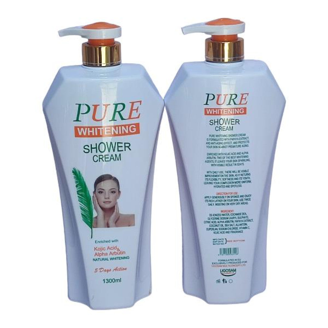 Pure whitening shower gel