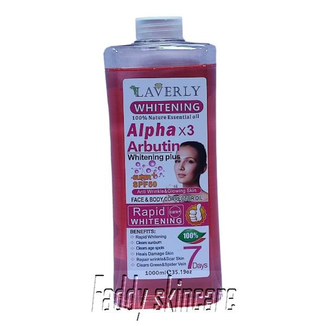 Laverly Whitening Alpha x3 Arbutin Anti Wrinkles Essential Oil