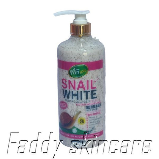 Veet Gold Snail White Shower Bath