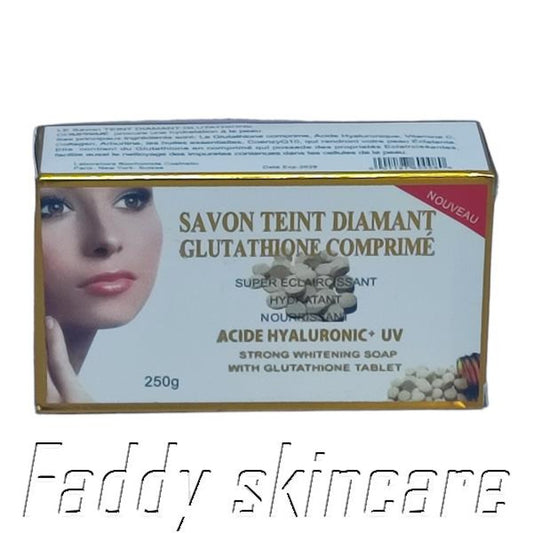 Savon Teint Diamant Glutathione Comprime Whitening Soap
