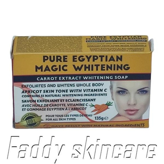 Pure Egyptian Magic Whitening Carrot Extract Whitening Soap