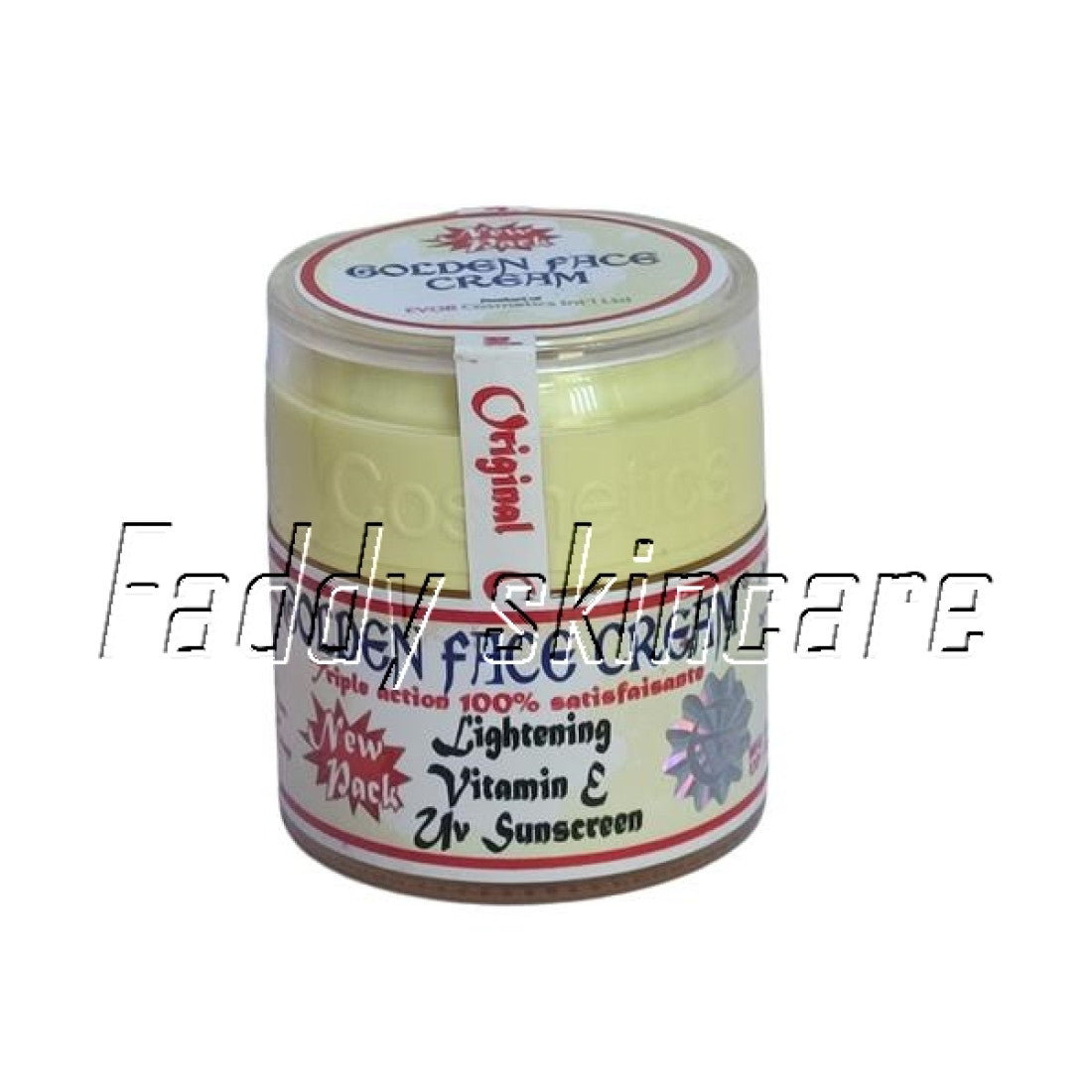Golden face cream