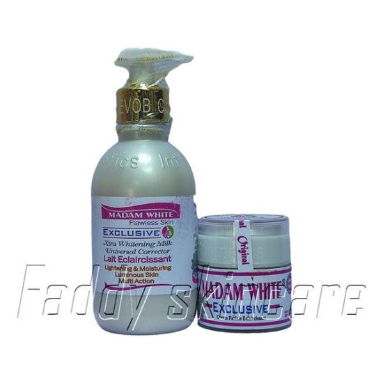 Madam White Flawless Skin Extra Whitening Milk & Face Cream